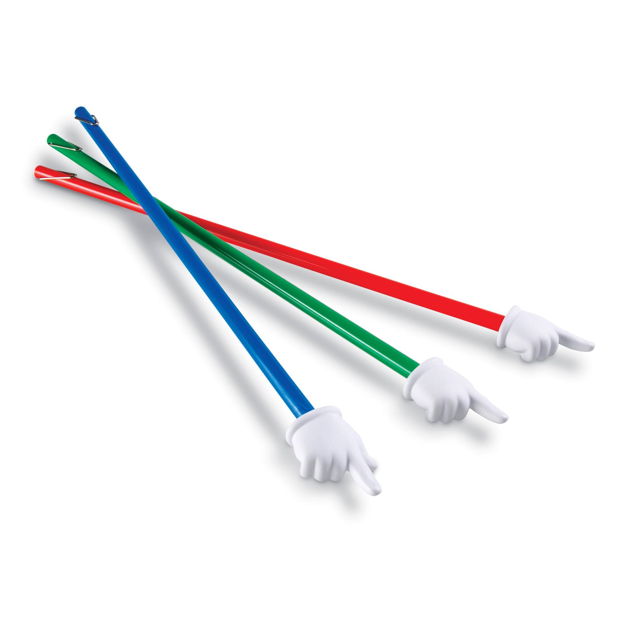 Learning Resources® 24" Hand Pointers, 3 Pack